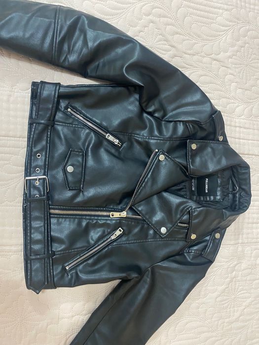 Дамски кожено яке Pull&Bear