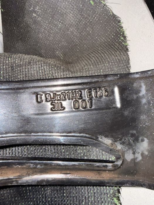 Продавам комплект оригинални джанти 21 инча. 5x112