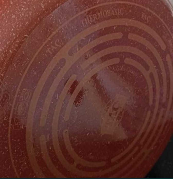 Малък гранитен тиган Taç със стъклен капак