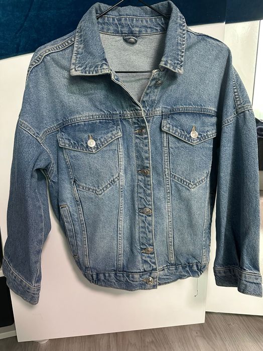 Дамско дънково яке