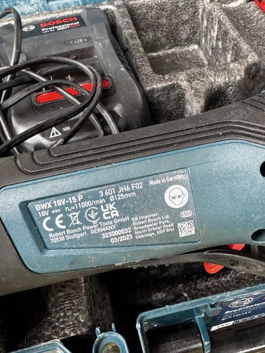 Flex Bosch GWX 18V-15P, acumulator ProCore 5.5Ah