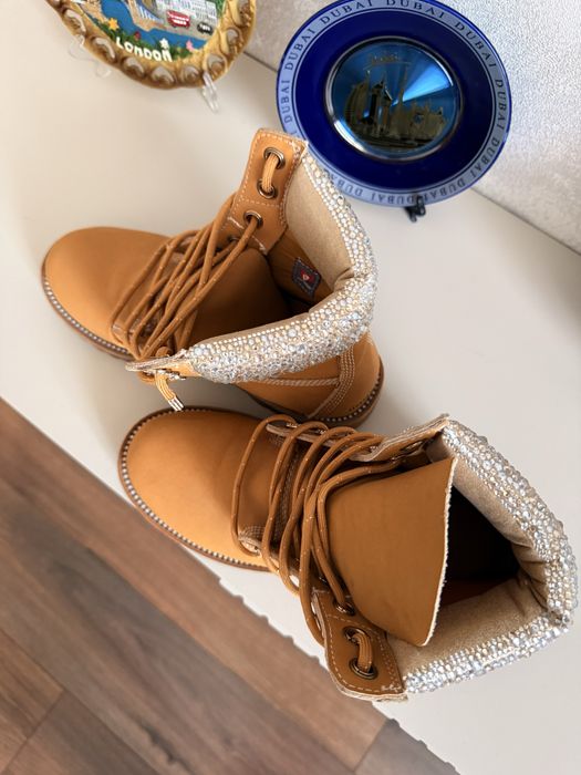 Сапоги ботинки стразы