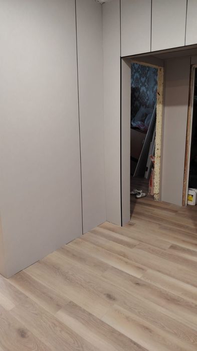 Монтаж бамбуковых панелей