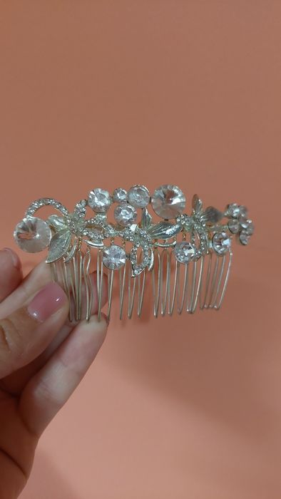 Set mireasă - agrafa par si cercei