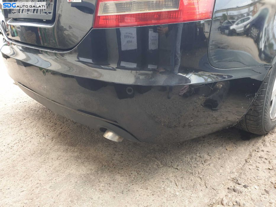 Bara Spoiler Spate cu Locas Senzori Parcare cu Imperfectiuni Neagra Audi A6 C6 4F Berlina Sedan 2005 - 2008 [L1933]