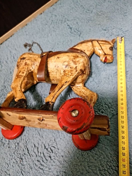 Căluț de jucărie de colectie ,antic,