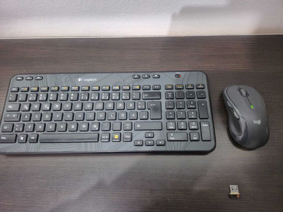 Kit mouse Logitech M510 și tastatura K360 cu USB unifying