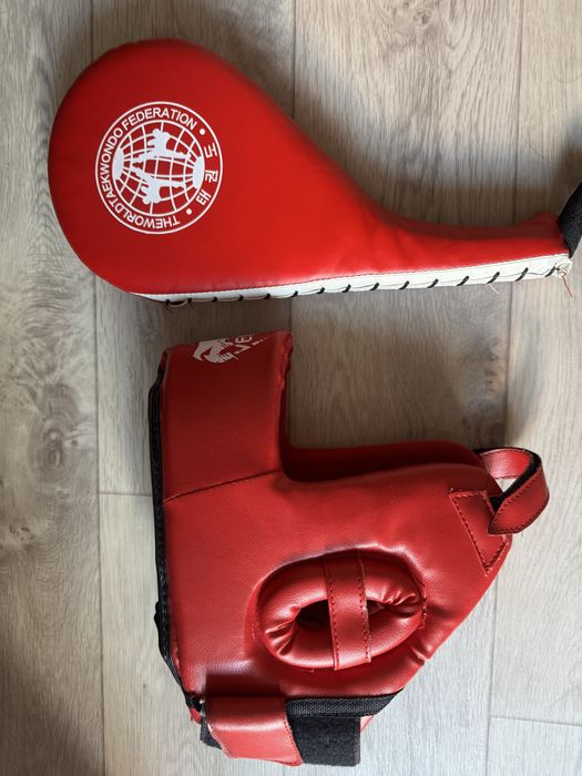 Набор для тренировок шлем, лапы, хлопушка