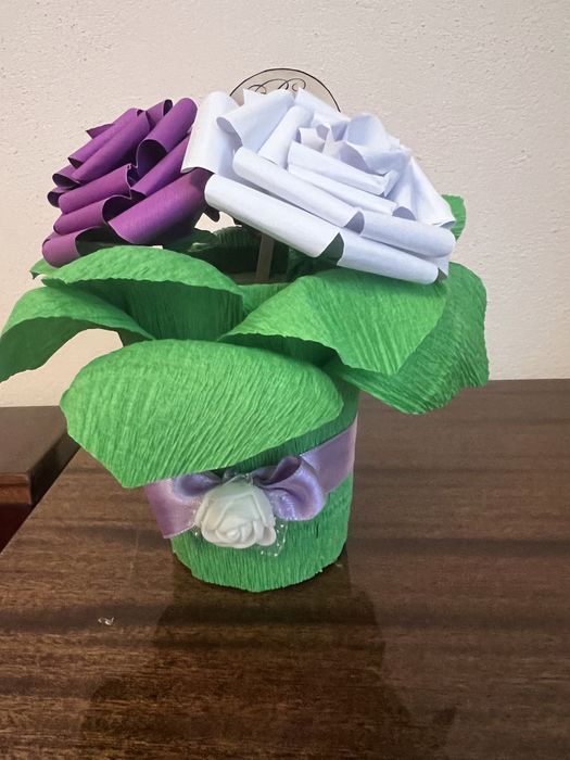 Хартиени цветя за декорация