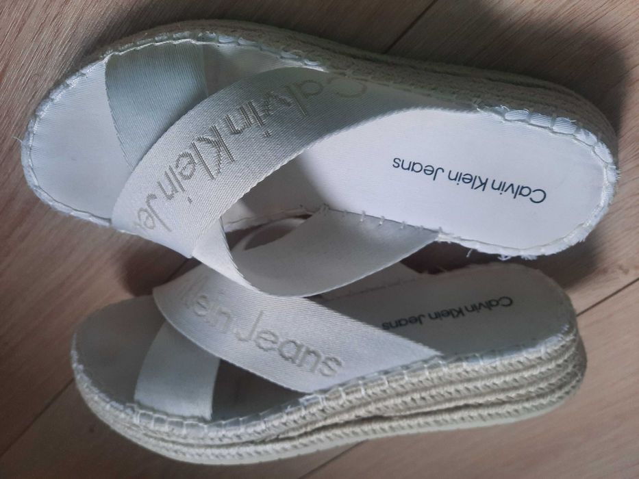 Slapi espadrile Calvin Klein 25 cm mar 38/39