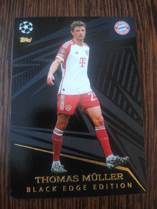 Card FIFA Match Attach black edge Thomas Muller