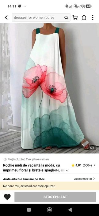 Vând rochie de vara xxl