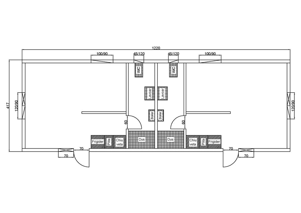 Casa Mobila Carolina 51 mp CHAUS