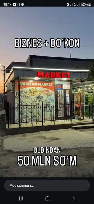 6*4 lik juda sifatli ko'chma do'kon