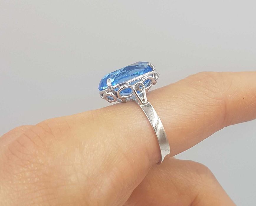 Superb inel vintage din argint