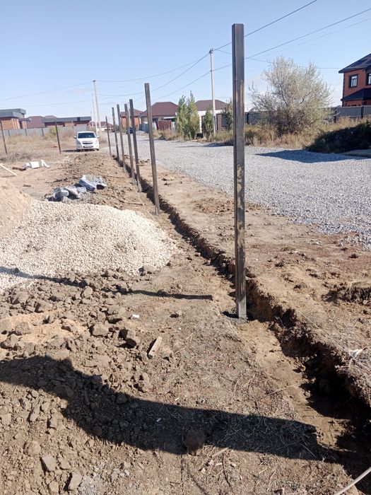 Установка забора