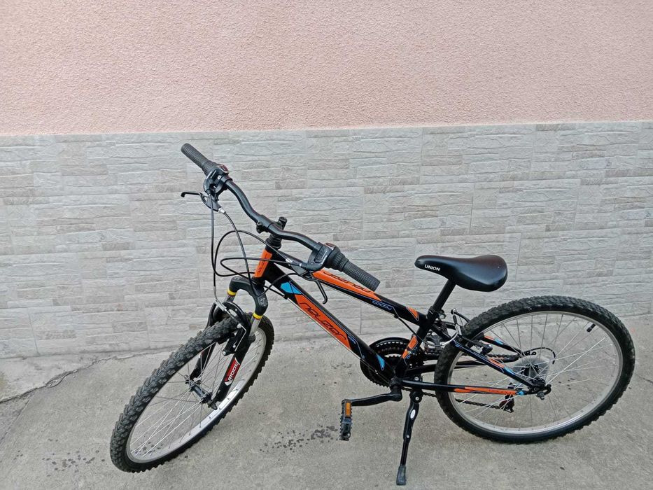 Bicicleta copii Neuzer 18 viteze
Negru/Portocaliu-Albastru