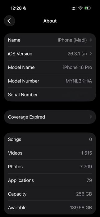 Iphone 16 pro 256gb