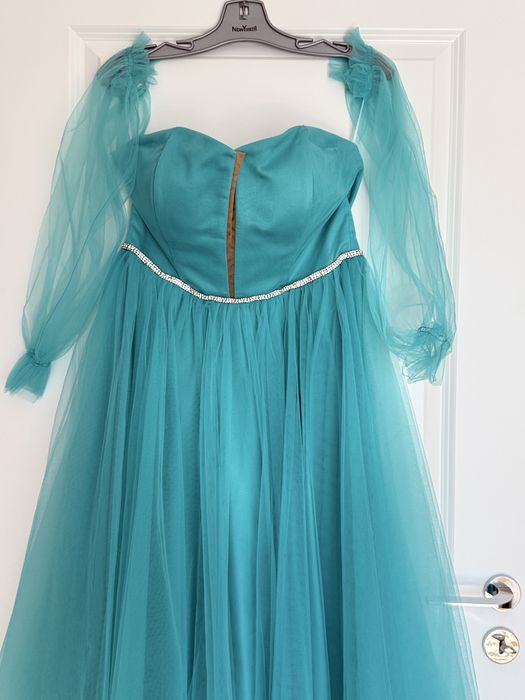 Rochie eleganta turcoaz