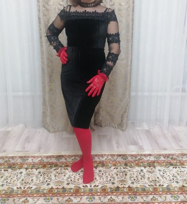 Платье черное вечернее