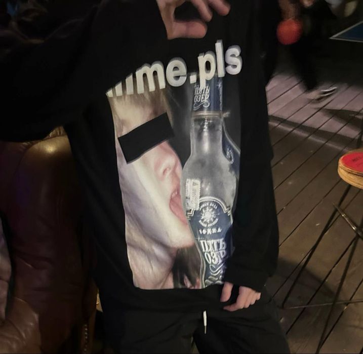 футболка kllme pls