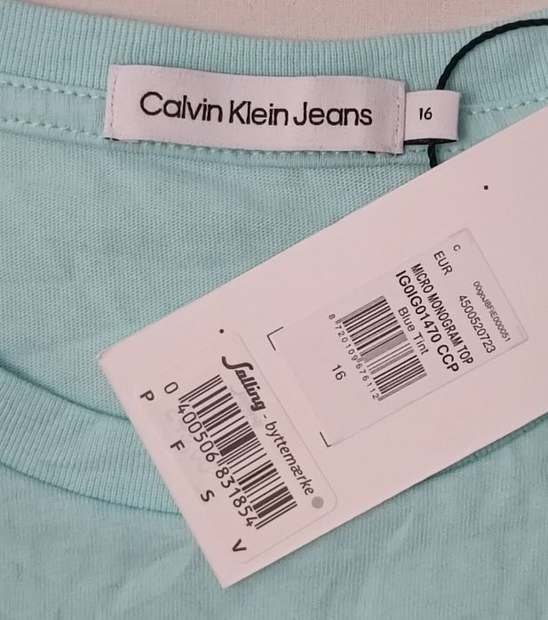 Calvin Klein Jeans Tee оригинална тениска XS памучна фланелка