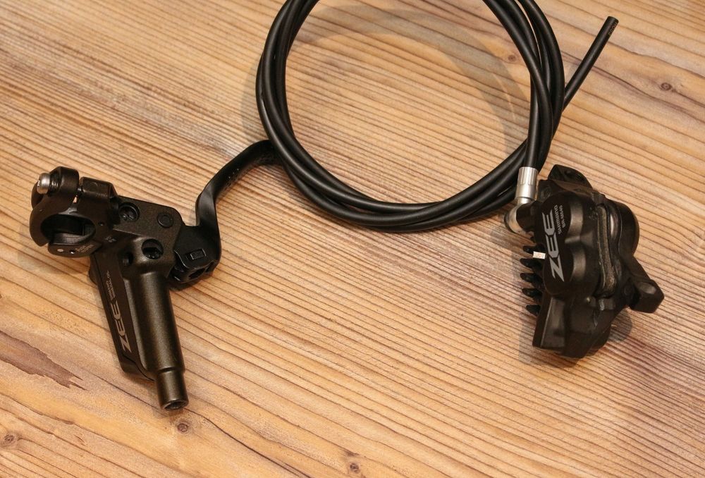 LEGENDA: Set frâne Shimano Zee M640 - 4 Pistoane - MTB Enduro / Downhill