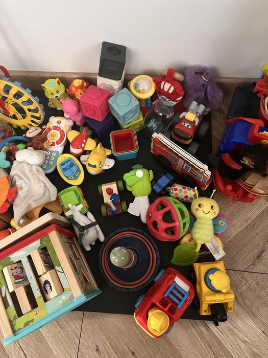 Lot jucării bebeluși 0–2 ani – diverse, stare foarte bună