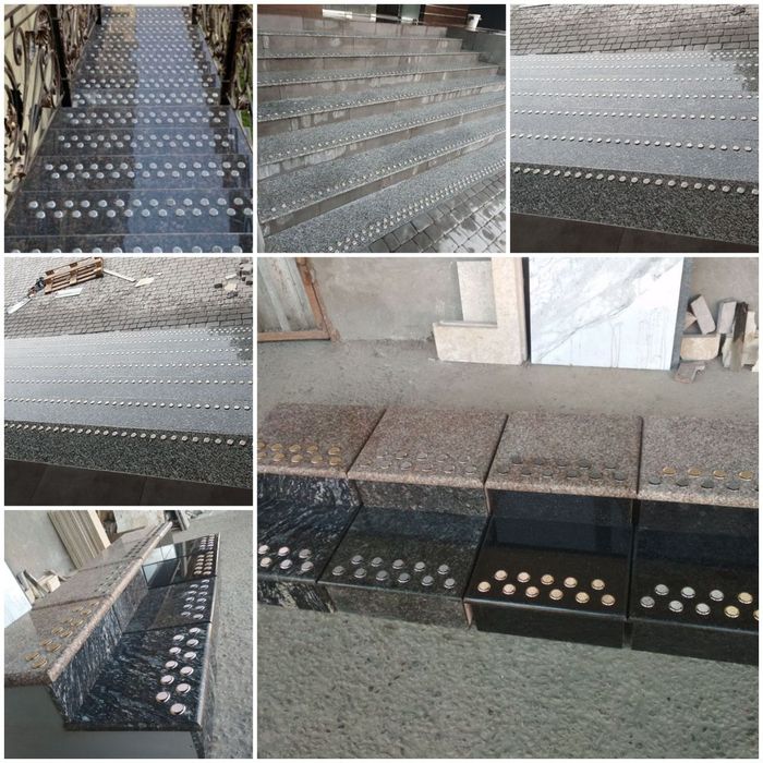 Тактильные пуговица для мрамора.Танга гранит мраморга.