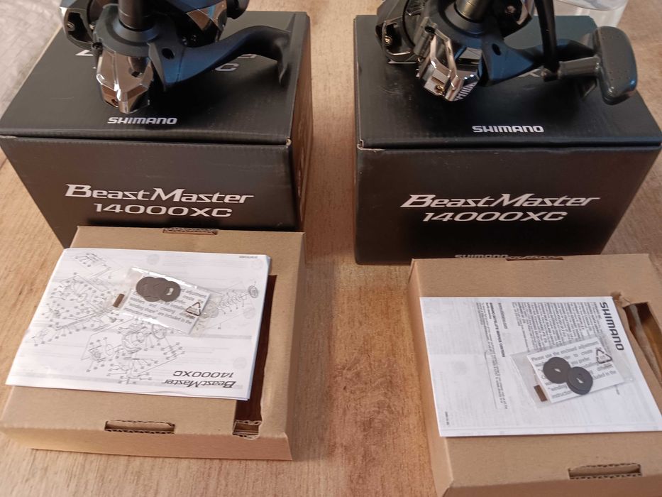2 броя макари shimano beastmaster 14000xc
