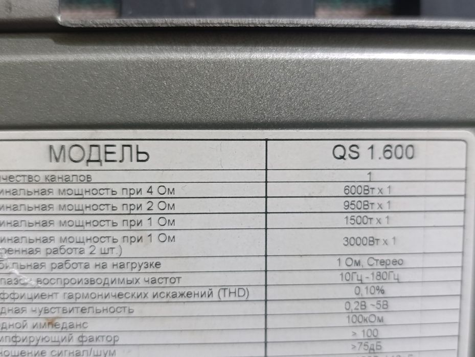 Продаю усилитель Kicx SQ 1600