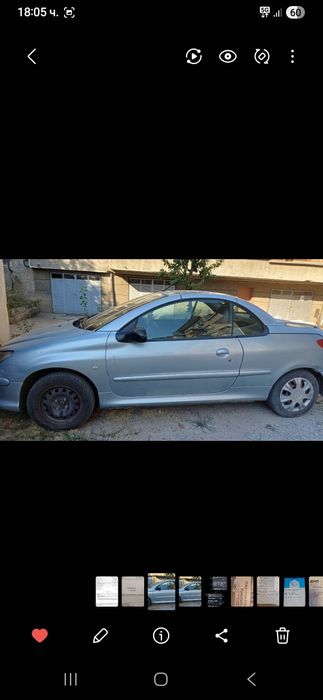 ПРОДАВА  Peugeot 206 cc