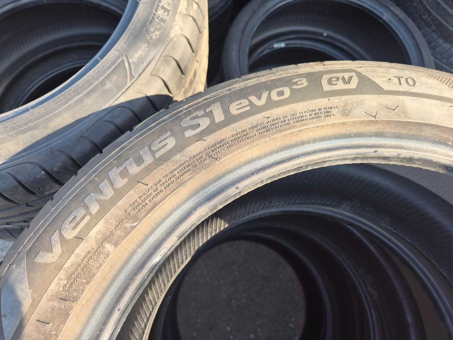 4 Anvelope de VARA - 255/45/19 - HANKOOK - OEM Tesla EV - Stare Foarte BUNA - DOT 2022 !