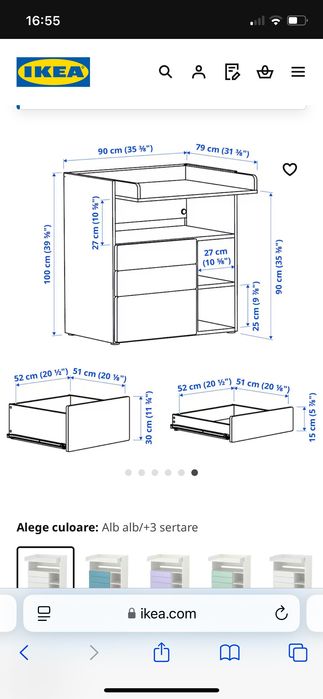 Masuta de infasat - birou reglabil - smastad - ikea