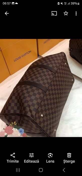 Geanta voiaj new model unisex import Franța,curea detasabila,saculet