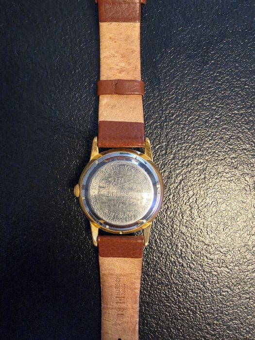 Vand ceas diehl automatic suflat cu aur