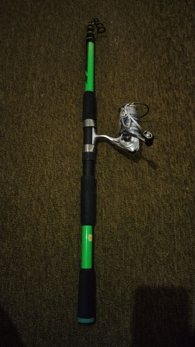 Удочка с катушкой.