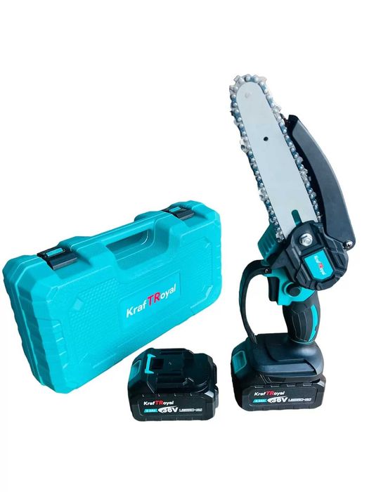 Резачка безчеткова за Клони, 15 см шина+1/2 вериги KRAFTROYAL /36V/8Ah