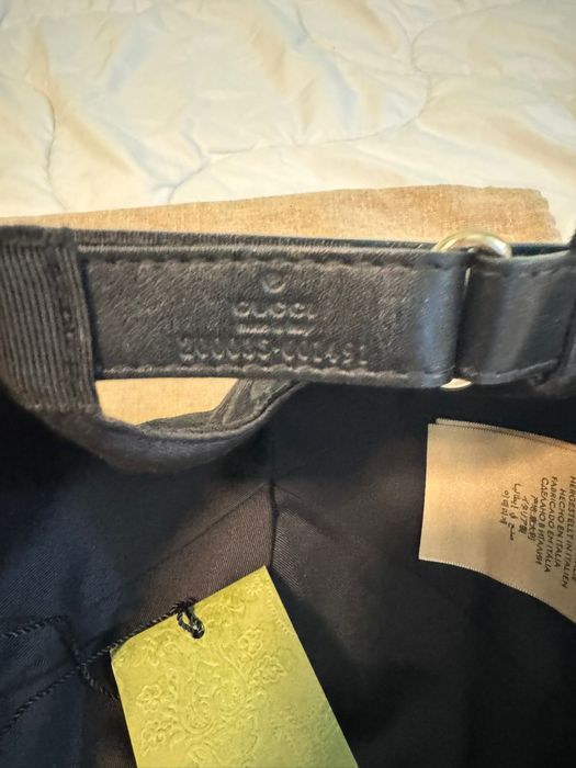 Șapcă Gucci originală GG canvas cu Web