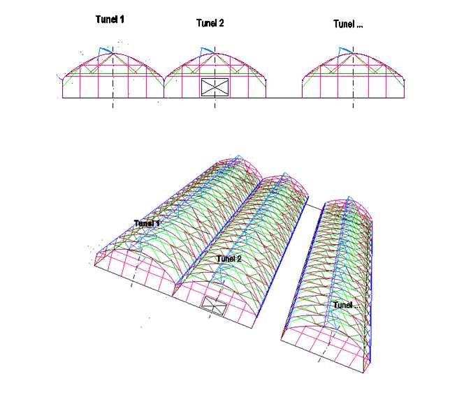 Solar  - otel zincat S235 - sera tip svs 4900mp
