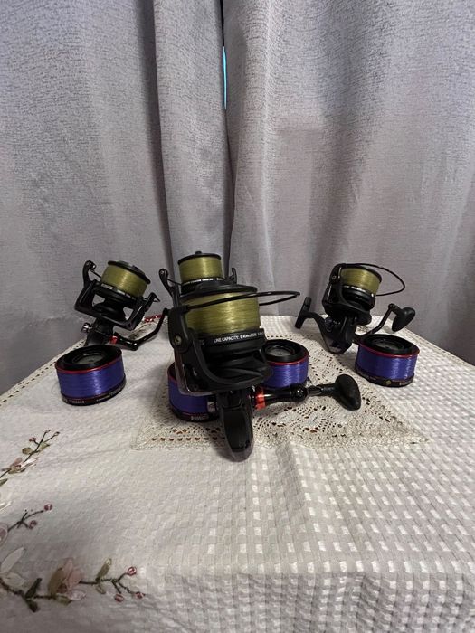 Set 4 Mulinete Crap / Somn Hakuyo YH 8000+ Tamburi de rezerva