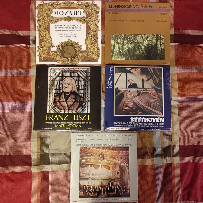 Set 5 viniluri Electrecord - Muzică clasică