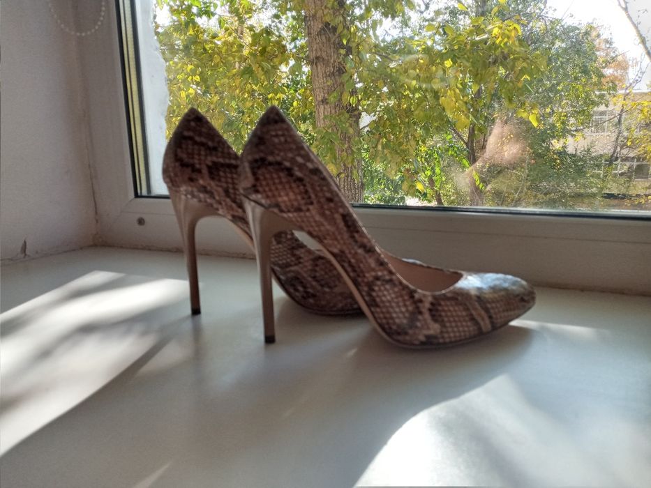 Туфли женские леопард