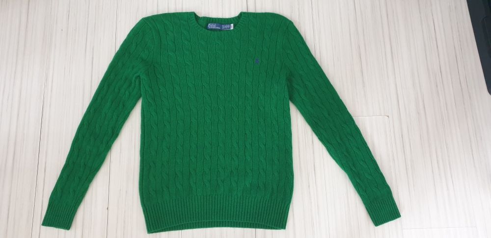 POLO Ralph Lauren Cable Wool / Cashmere Knit  M НОВО ОРИГИНАЛ Дамски П