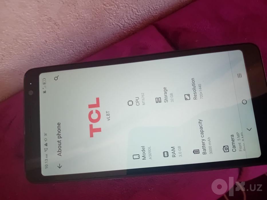 TCL A3, amerikadan telefon