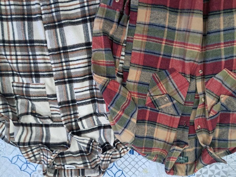 Лот карирани ризи S