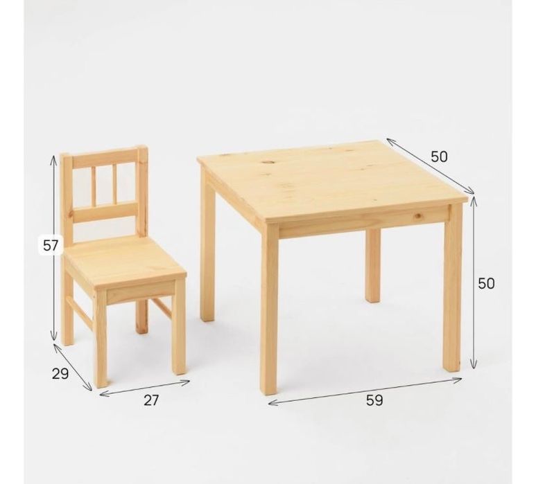 IKEA INGU, Стол, сосна