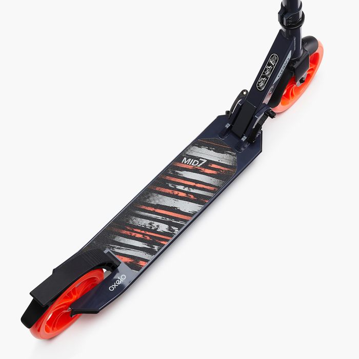 Trotinetă cu cric Mid 7 Bleumarin-Portocaliu - (SecondHand) Decathlon