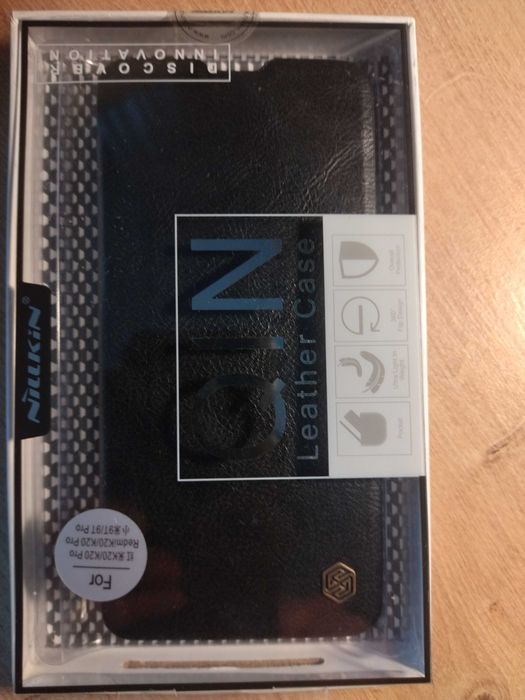 Калъф Nillkin Qin за Xiaomi 9t, нов черен