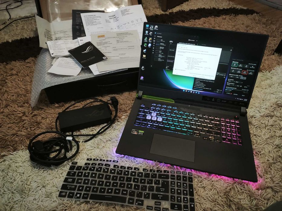 Laptop gaming ASUS Strix G17 2022 - 360Hz - RTX 3060 / Ryzen 7 6800H / 16GB RAM / 512GB ROM / G713RM